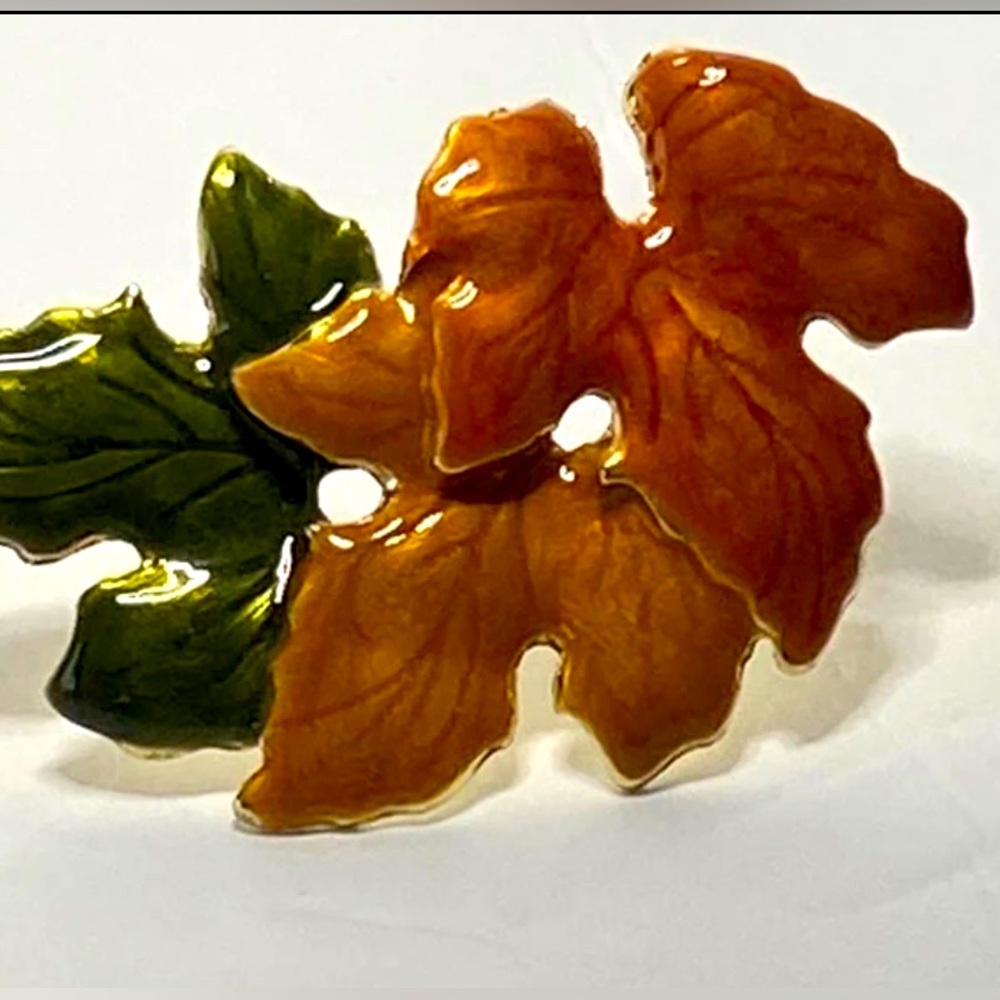 Beautiful Autumn Maple Leaves Brooch Pin By Kim Rogers
